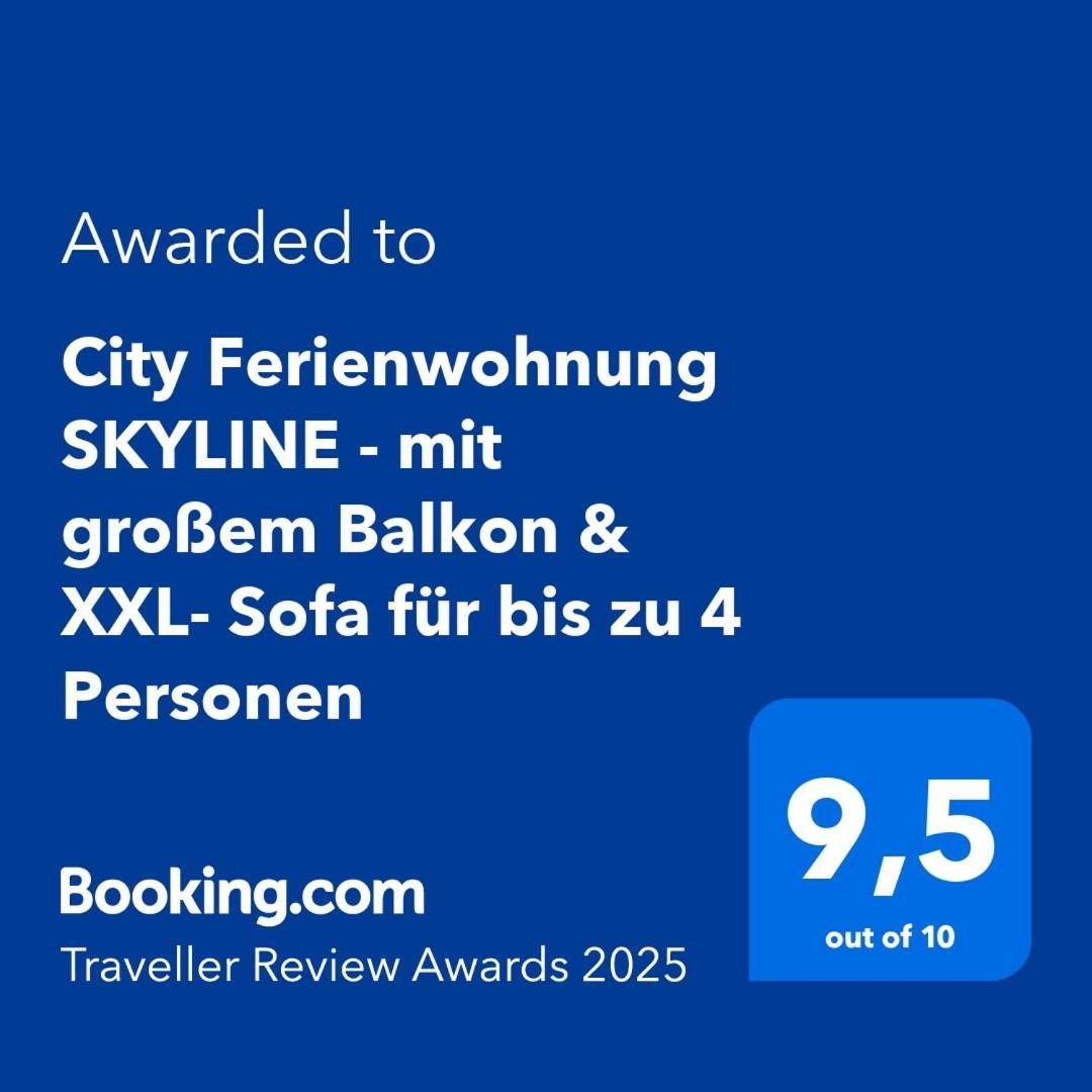 City Ferienwohnung Skyline - Mit Grossem Balkon & Xxl- Sofa Fuer Bis Zu 4 Personen Bremerhaven Exterior foto